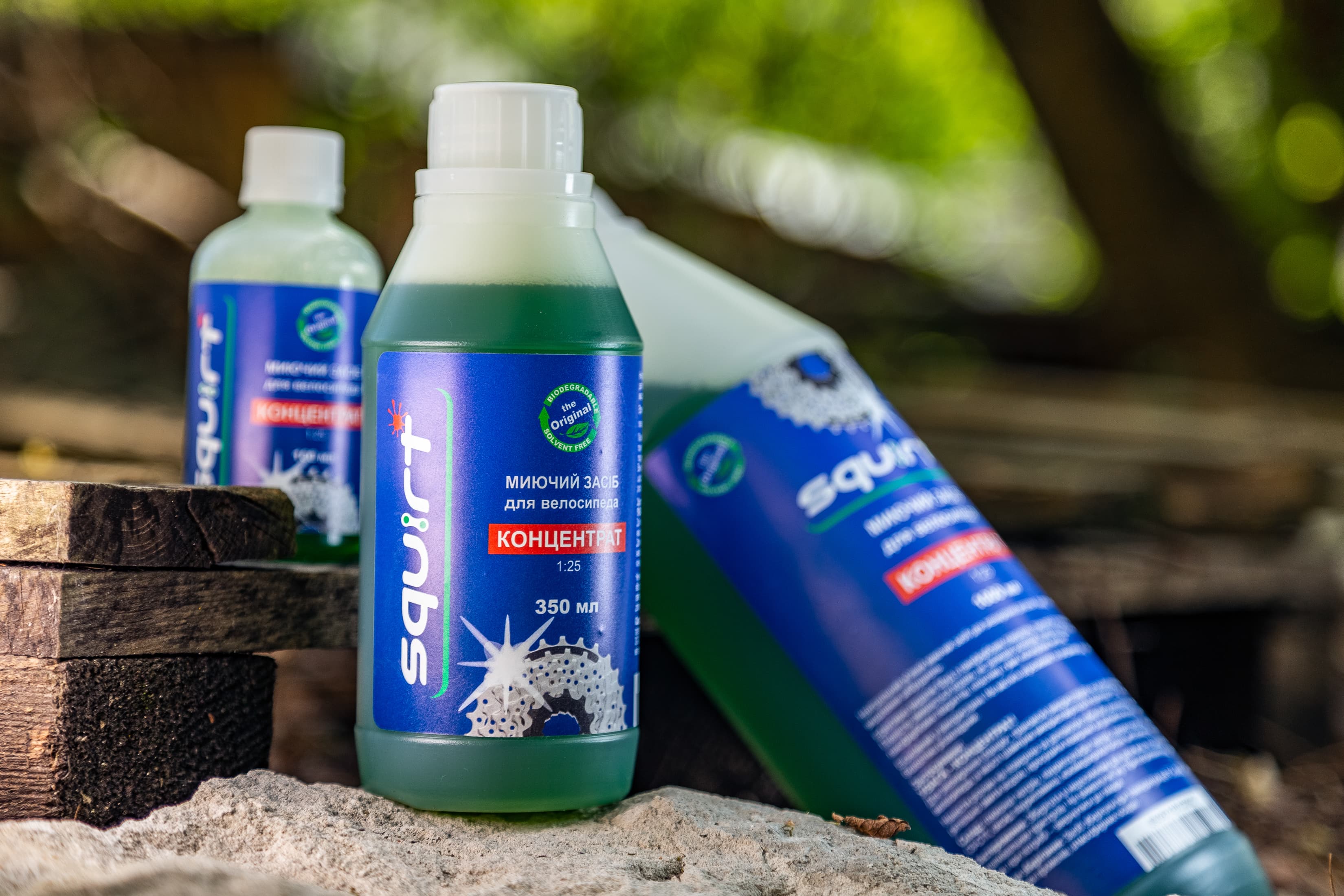 Очищувач (дегризер) Squirt Bio Bike Cleaner Concentrate 350 мл — мініатюра 2