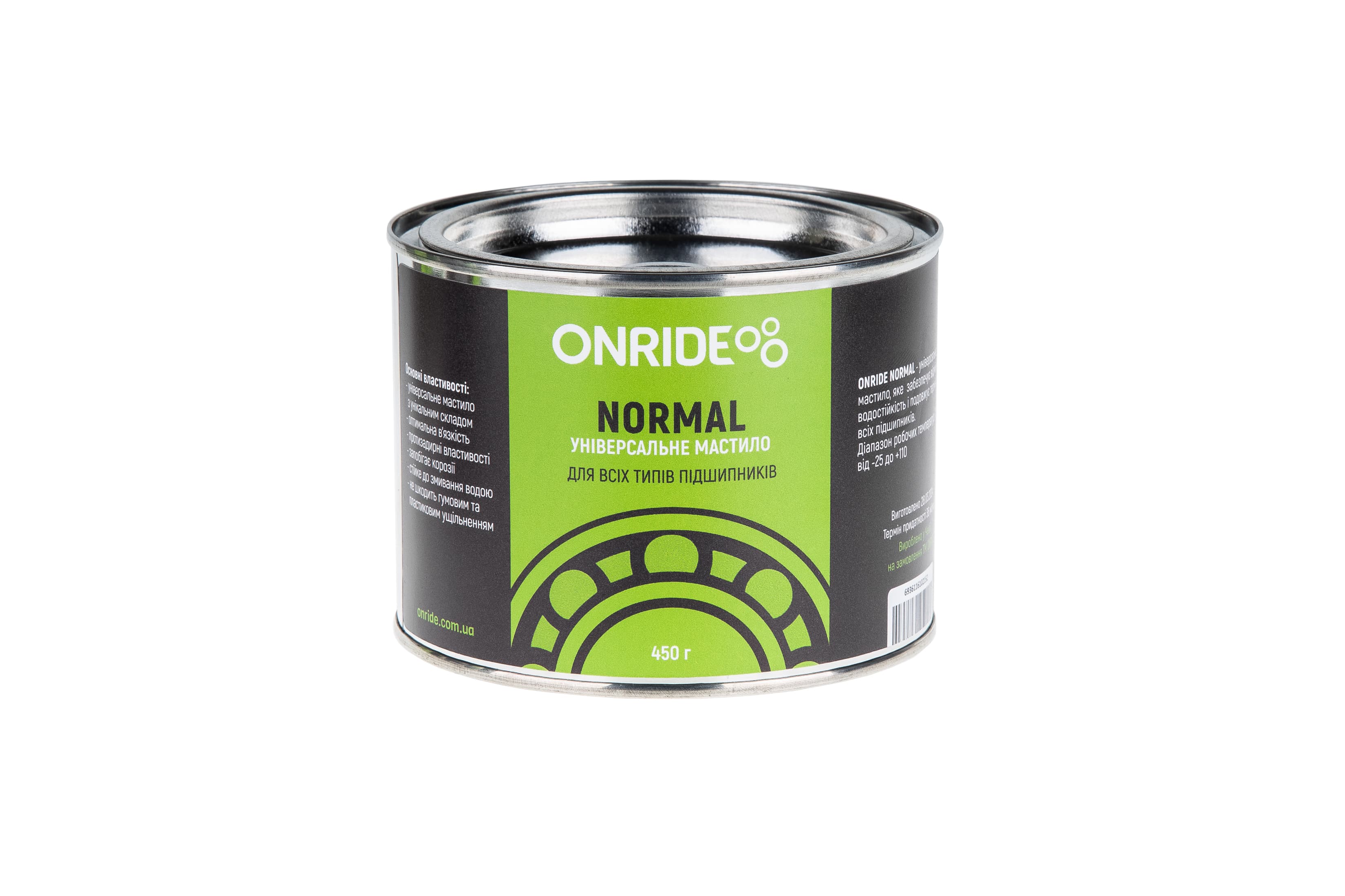 Мастило густе для підшипників ONRIDE NORMAL густе 450 г (металева банка)