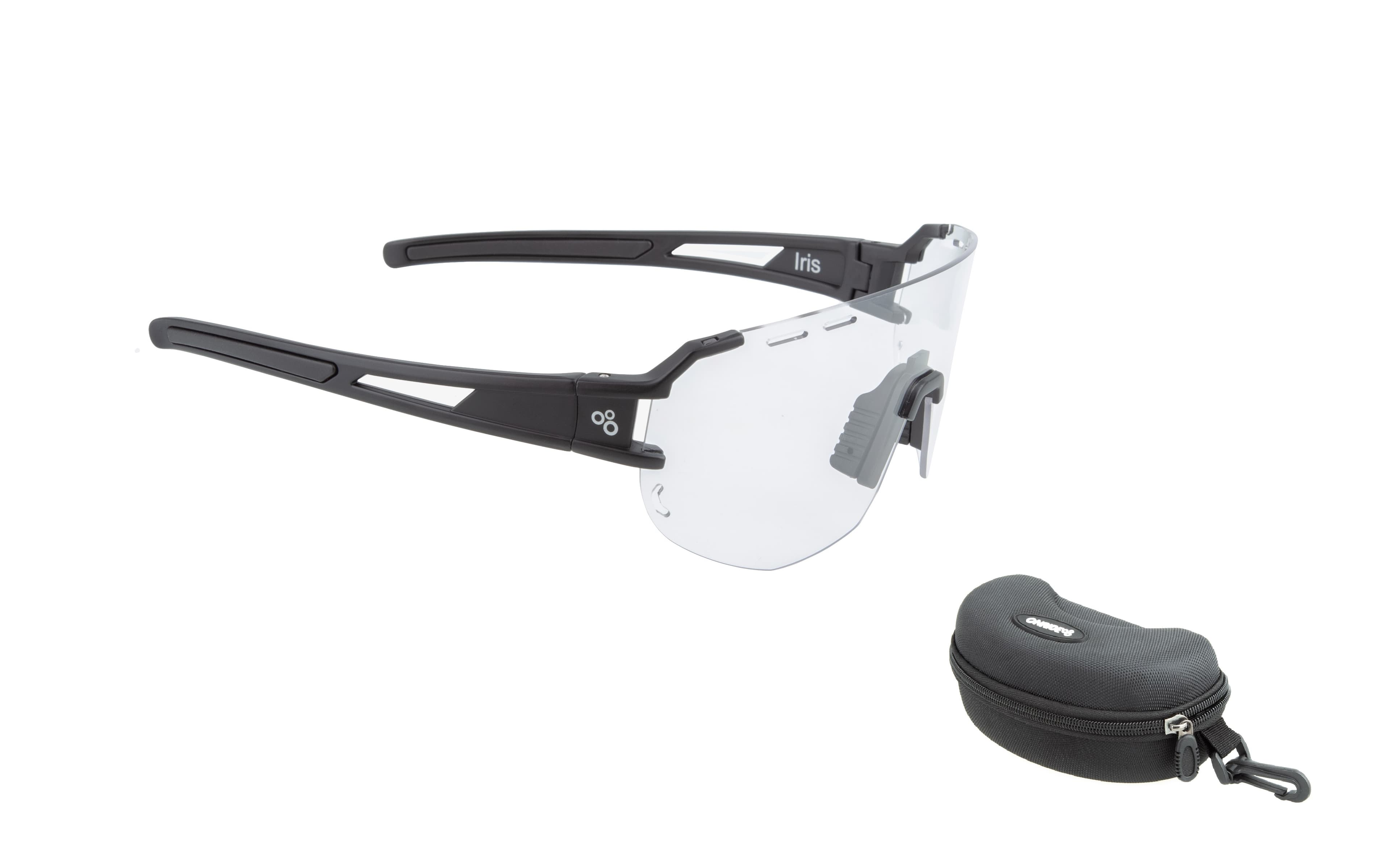 Окуляри ONRIDE CL Iris, чорні з лінзою Photochromic (84-25%) у жорсткому чохлі — мініатюра 2