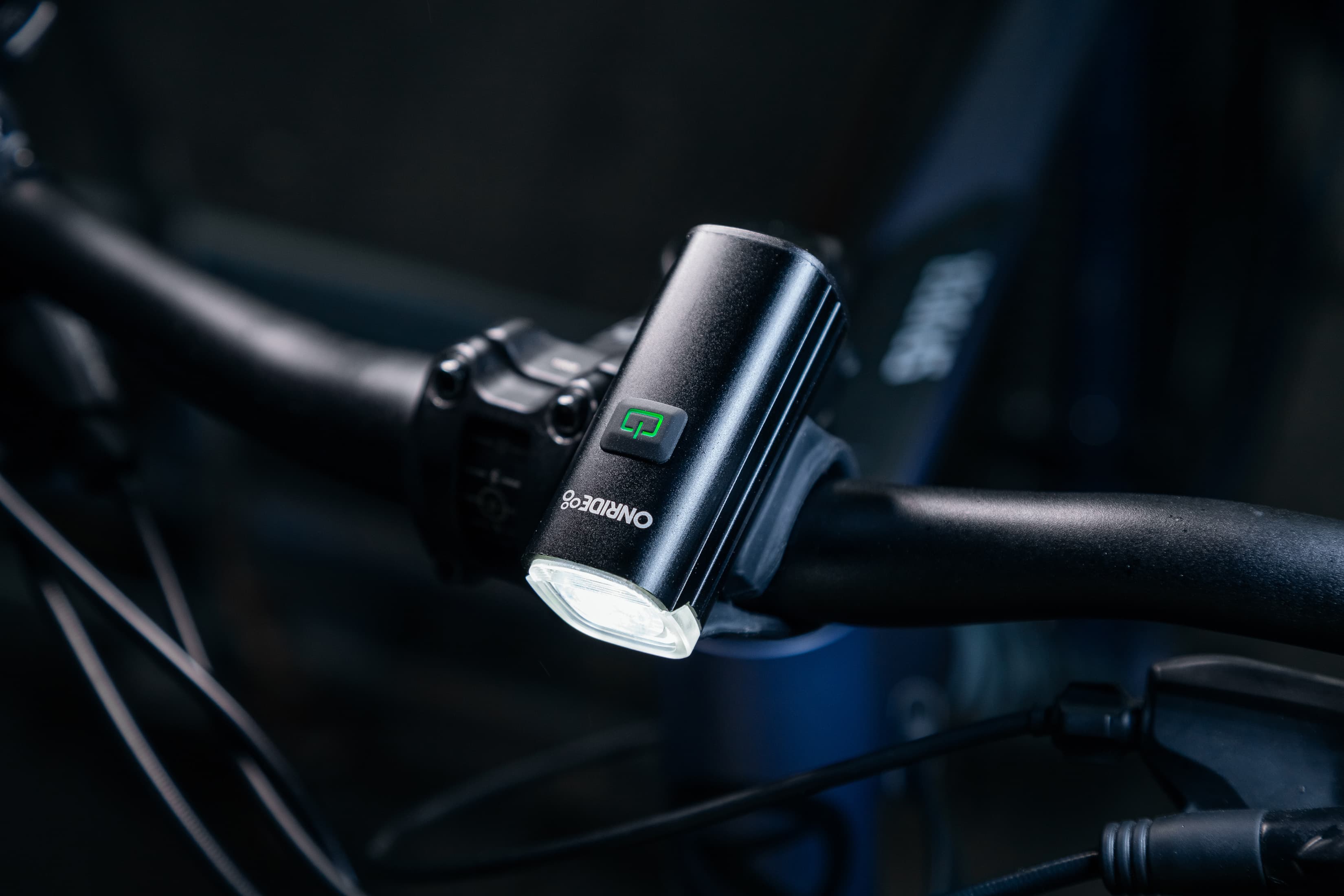 Велосипедна фара ONRIDE Burst (400 lm, 1200 mAh, Type-C), алюмінієва — мініатюра 2