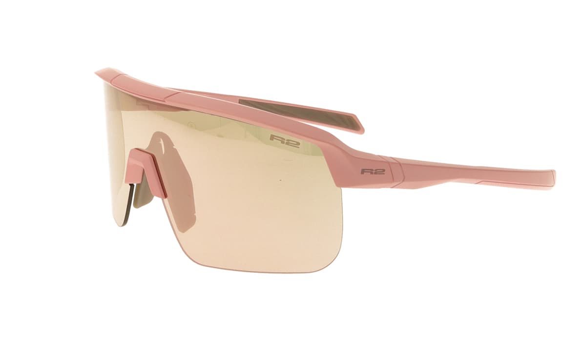 Окуляри підліткові R2 FUSION pink-powder (TR90), лінза brown, покриття rose gold full revo, кат. 2 — мініатюра 2