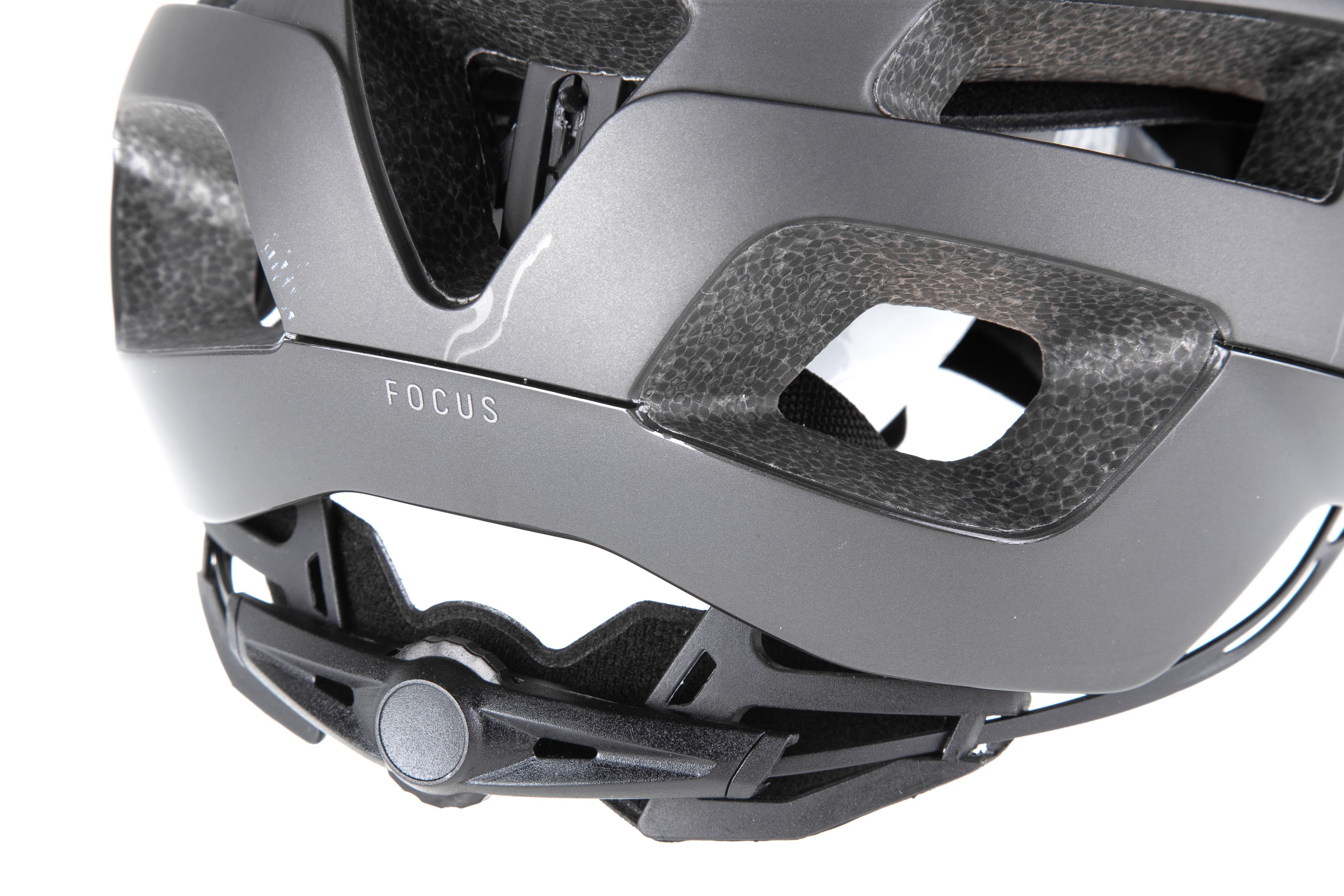 Шолом ONRIDE Focus чорний / сірий L (58-61 см) Cool Max подушечки — мініатюра 4