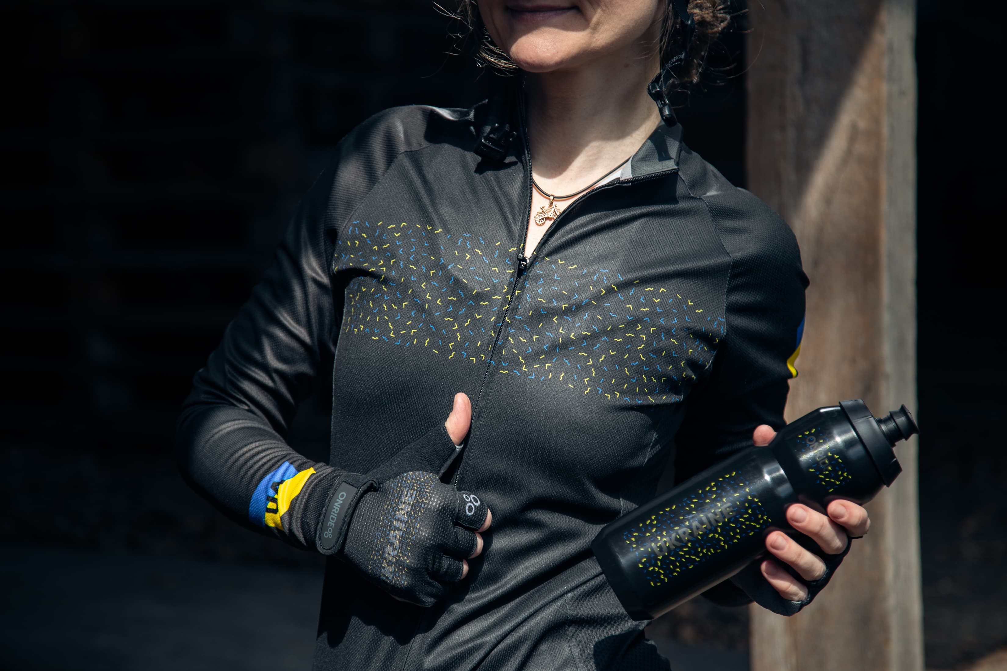 Рукавички ONRIDE TID 20 Ukraine колір чорний розмір XL — мініатюра 3