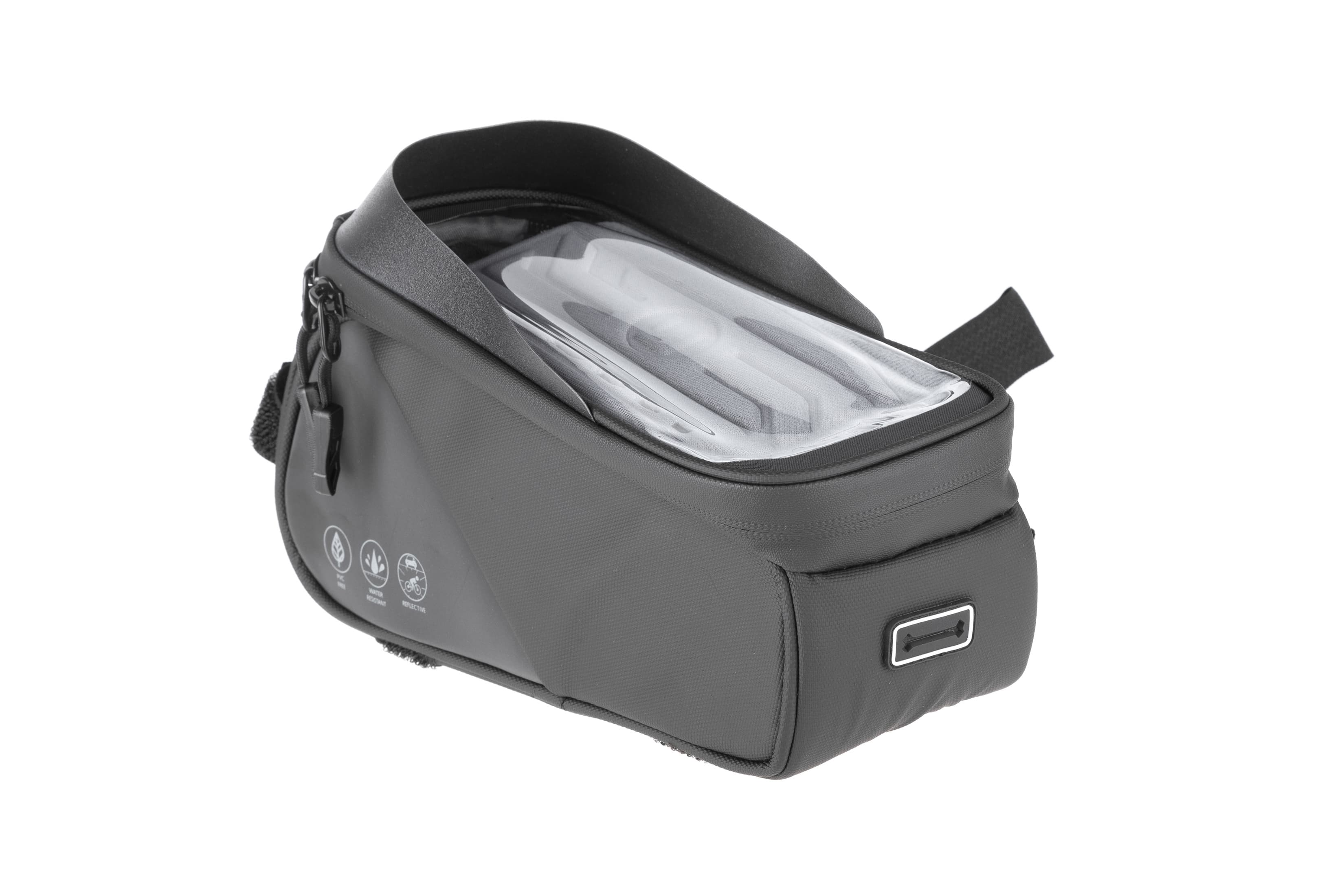 Сумка на раму під смартфон ONRIDE Visor 30, об'єм 1 л, водовідштовхуюча тканина, світловідбиваюча — мініатюра 2
