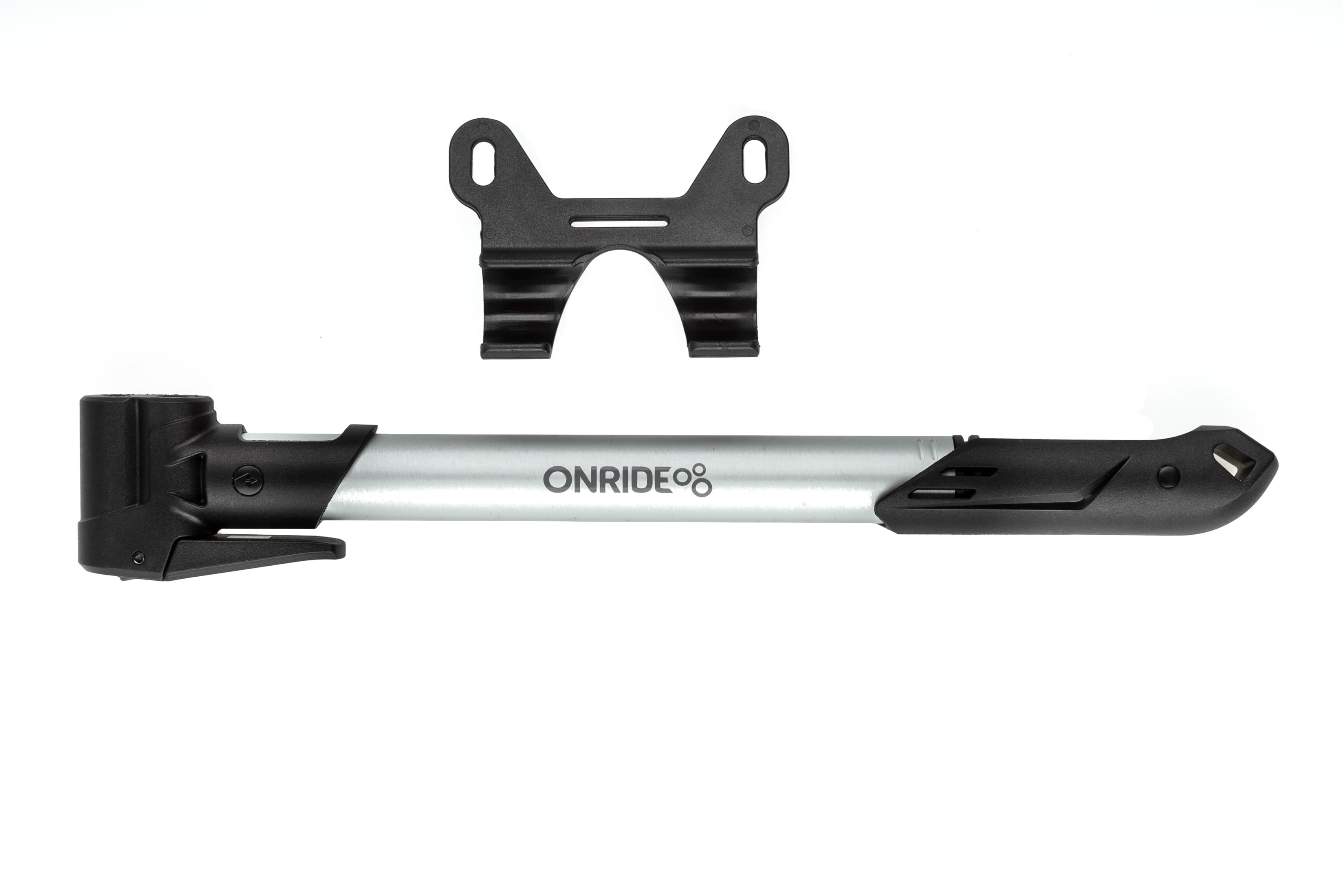 Насос компактний ONRIDE Sky 30 алюмінієвий макс.тиск 120PSI, голівка з двома отворами під FV/AV — фото 1