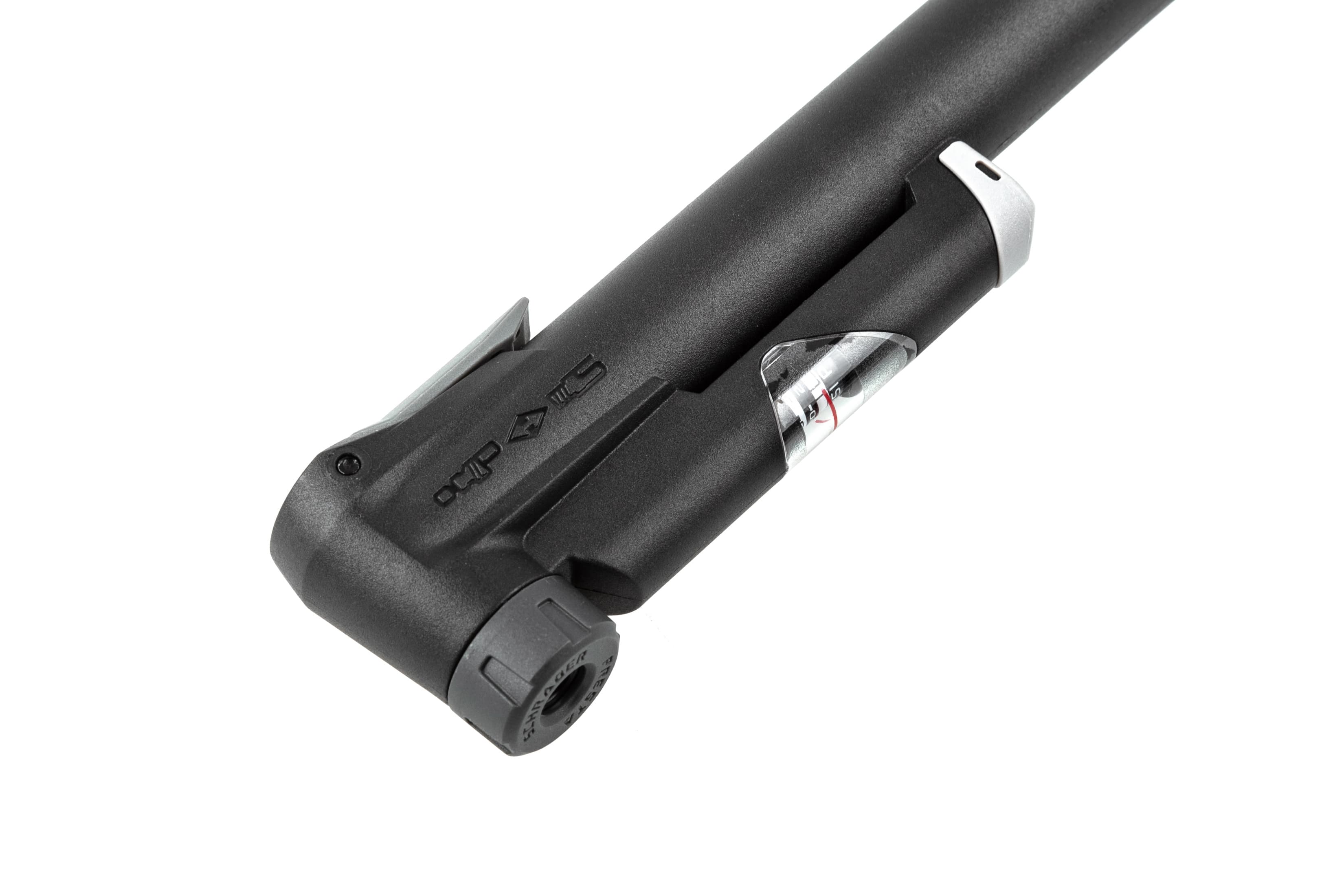 Насос компактний ONRIDE Counter 10 пластиковий, 25см, з манометром макс.тиск 120PSI голівка FV/AV — мініатюра 2