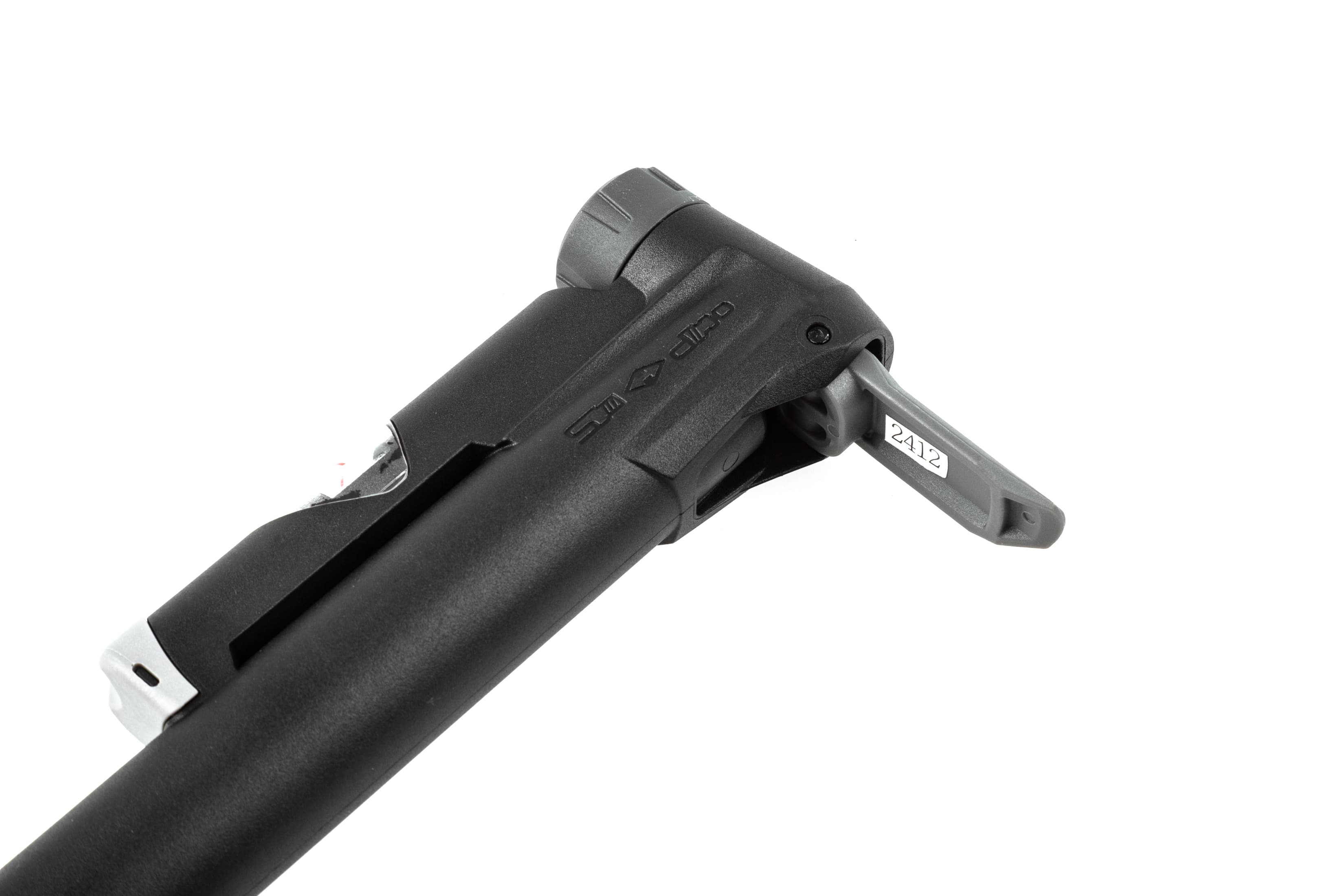 Насос компактний ONRIDE Counter 10 пластиковий, 25см, з манометром макс.тиск 120PSI голівка FV/AV — мініатюра 4