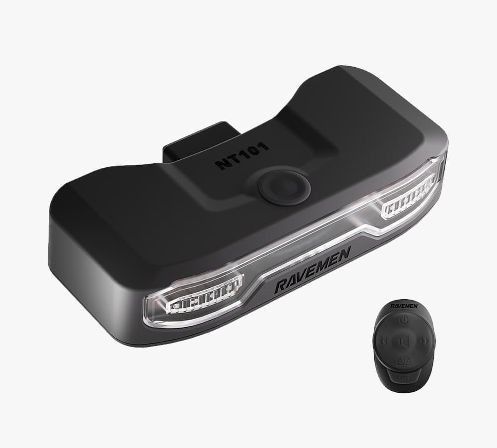 Заднє світло Ravemen NT101 (160 lm, 2200 mAh) з бездротовою кнопкою та сигналізацією — фото 1