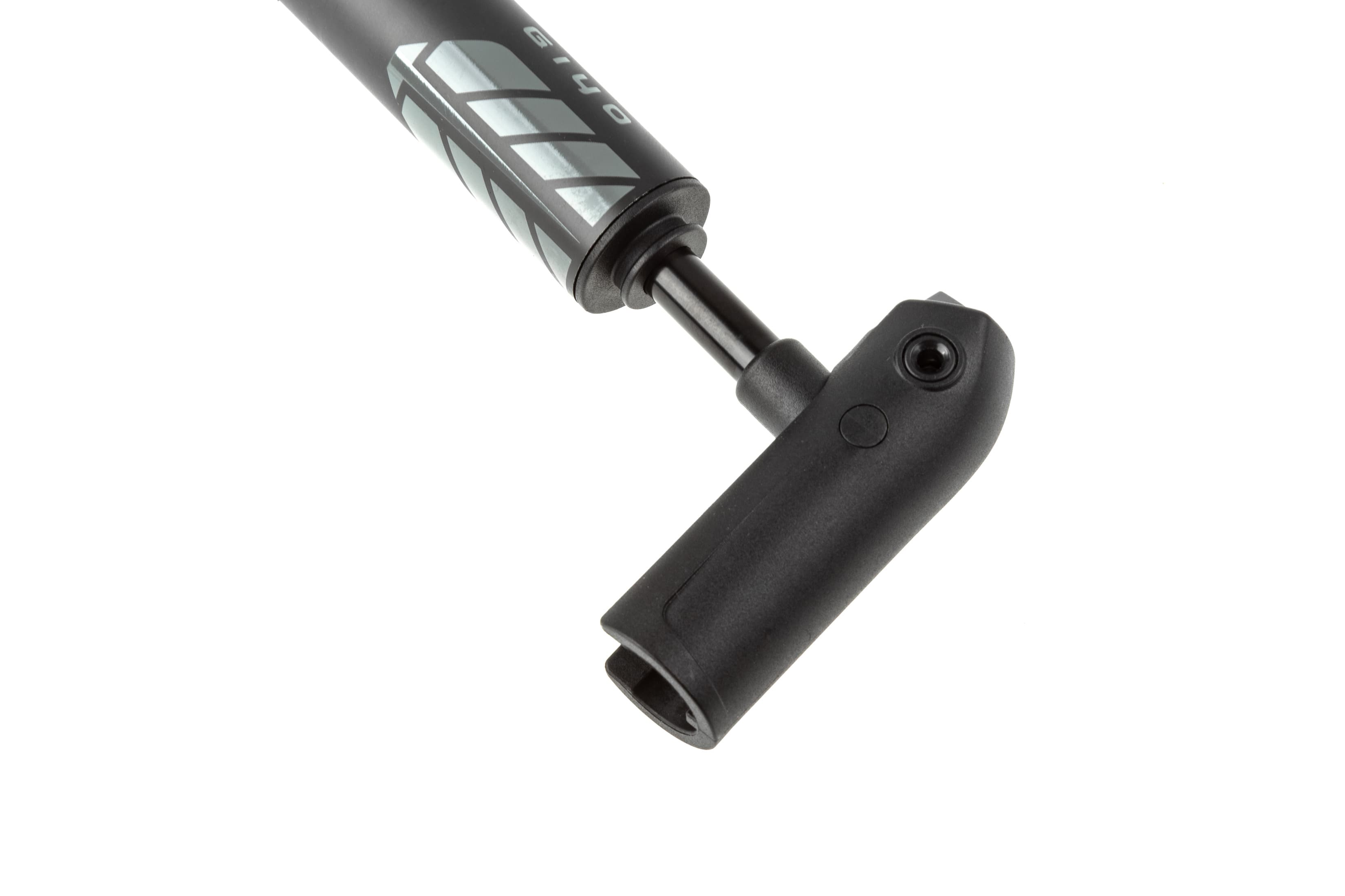 Насос компактний Giyo GP-987, алюміній, манометр, подвійна голівка, 25см, 80psi/5,5bar — мініатюра 4