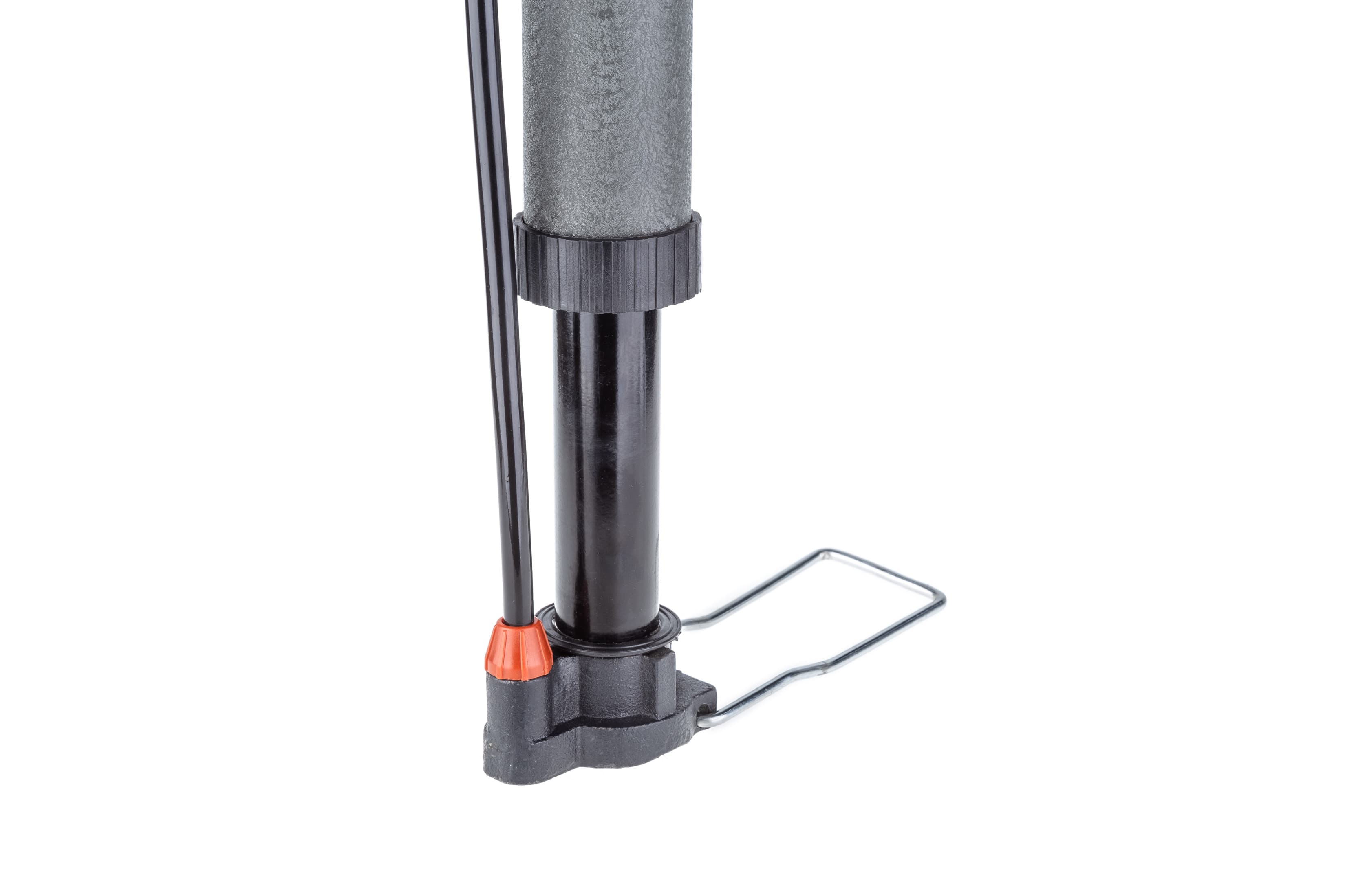 Насос підлоговий DNK Step 30 алюміній, макс. тиск 120 psi, голівка з двома отворами під FV/AV — мініатюра 5