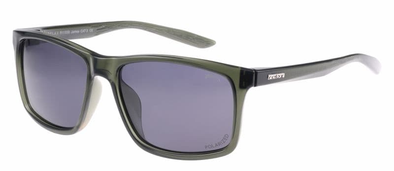 Окуляри Relax James сірі кристальні, лінза smoke (Polarized TAC 1,1 mm), кат. 3 — фото 1