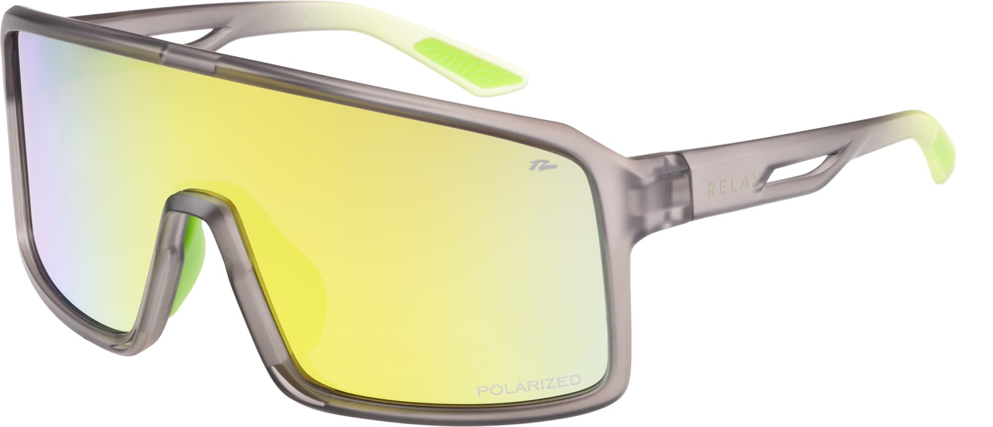 Окуляри Relax Gull сірі матові, лінза brown (Polarized TAC 1,0 mm), yellow revo , кат. 3 — фото 1