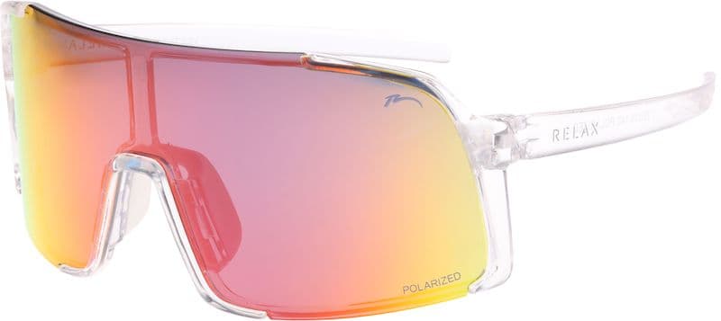 Окуляри Relax Dingo чорні матові, лінза smoke (Polarized TAC 1,0 mm), black/red revo, кат. 3 — фото 1