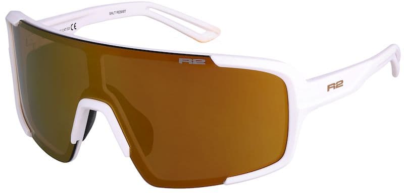 Окуляри R2 IMPULSE white (matt), лінза brown (copper chrome) PC High contrast HD, кат. 3 — фото 1