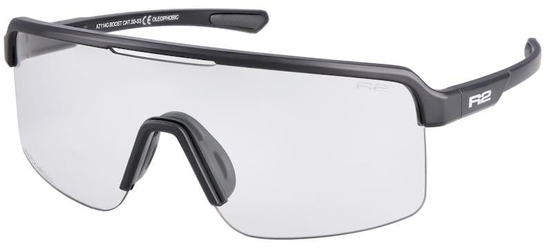 Окуляри R2 BOOST black (matt), лінза clear to grey PC Photochromic, кат. 0-3 — фото 1
