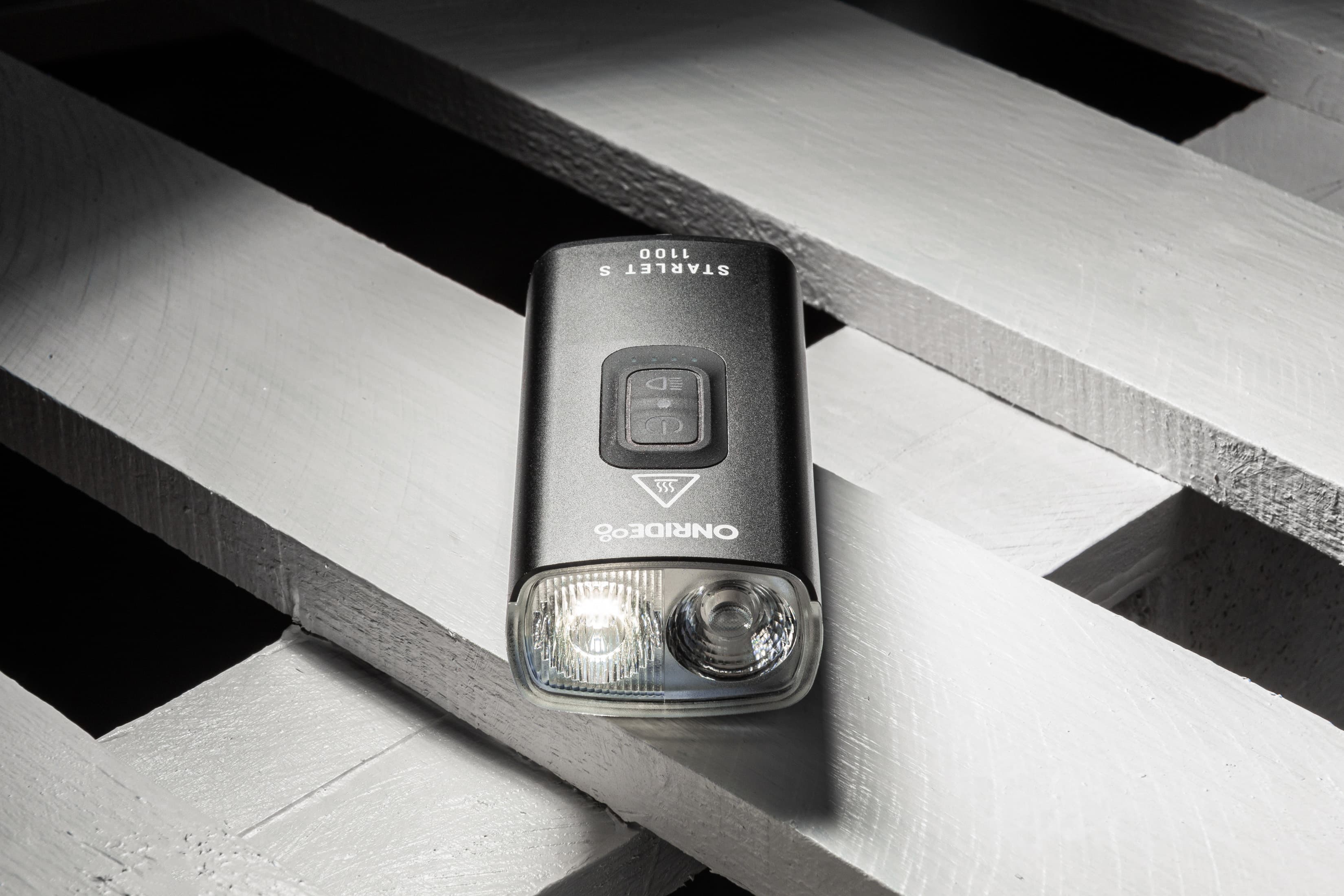 Велосипедна фара ONRIDE Starlet S 1100 (1100 lm, 3200 mAh, Type-C) Power Bank, дальнє-ближнє світло — мініатюра 2