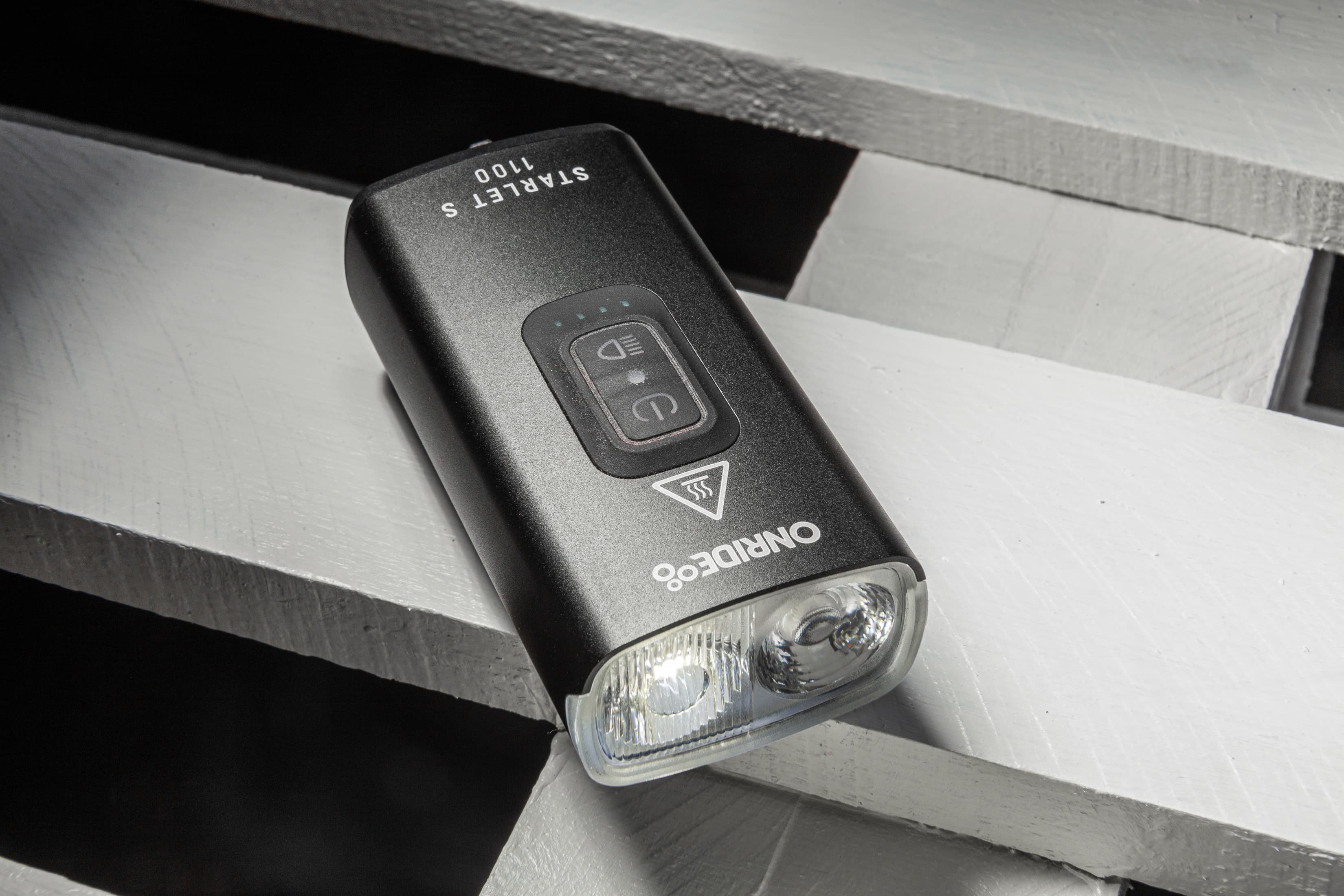 Велосипедна фара ONRIDE Starlet S 1100 (1100 lm, 3200 mAh, Type-C) Power Bank, дальнє-ближнє світло — мініатюра 4