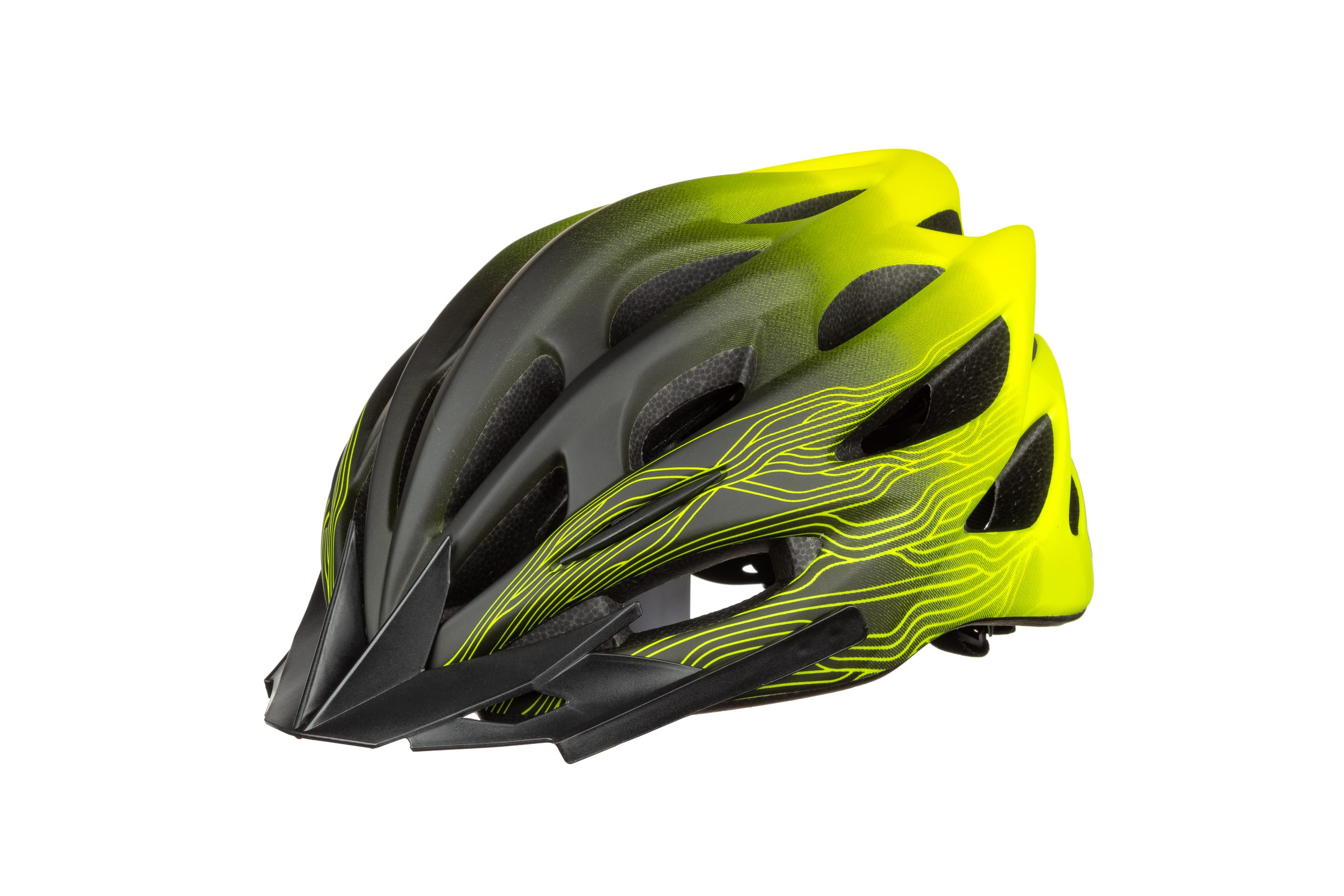 Шолом ONRIDE Mount матовий чорний-жовтий неон M (55-58 см)