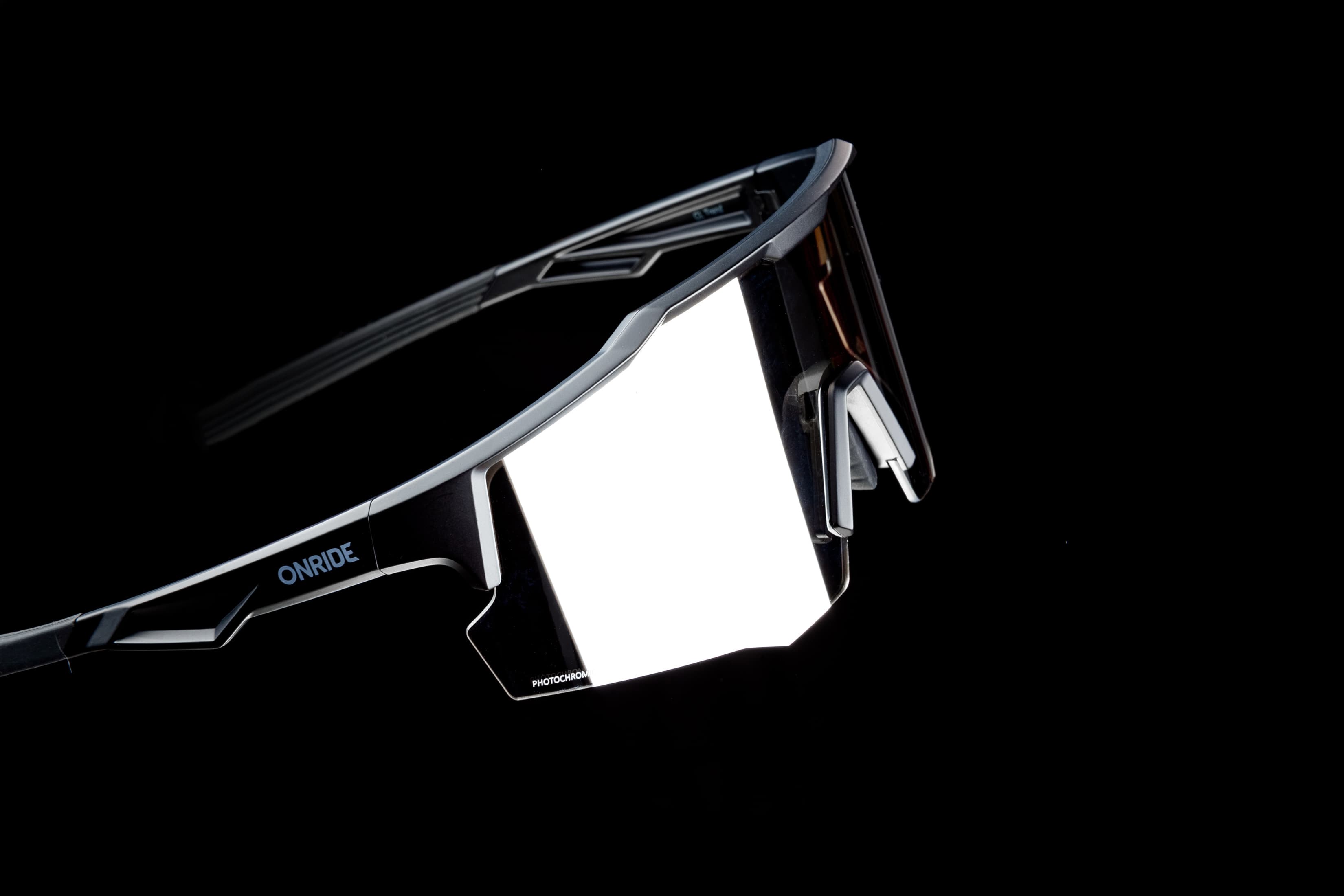 Окуляри ONRIDE CL Trend з лінзою Photochromic Mirror кат 1-3 (78-16%), оправа TR90 чорна — мініатюра 2