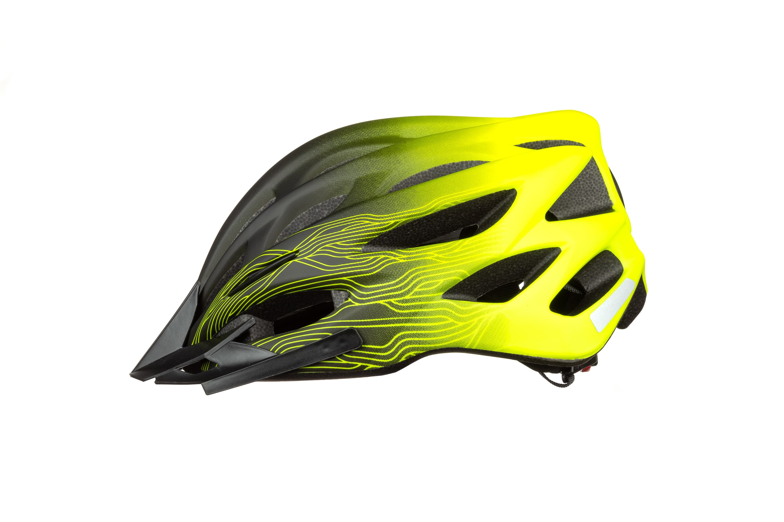 Шолом ONRIDE Mount матовий чорний-жовтий неон L (58-61 см) — мініатюра 2