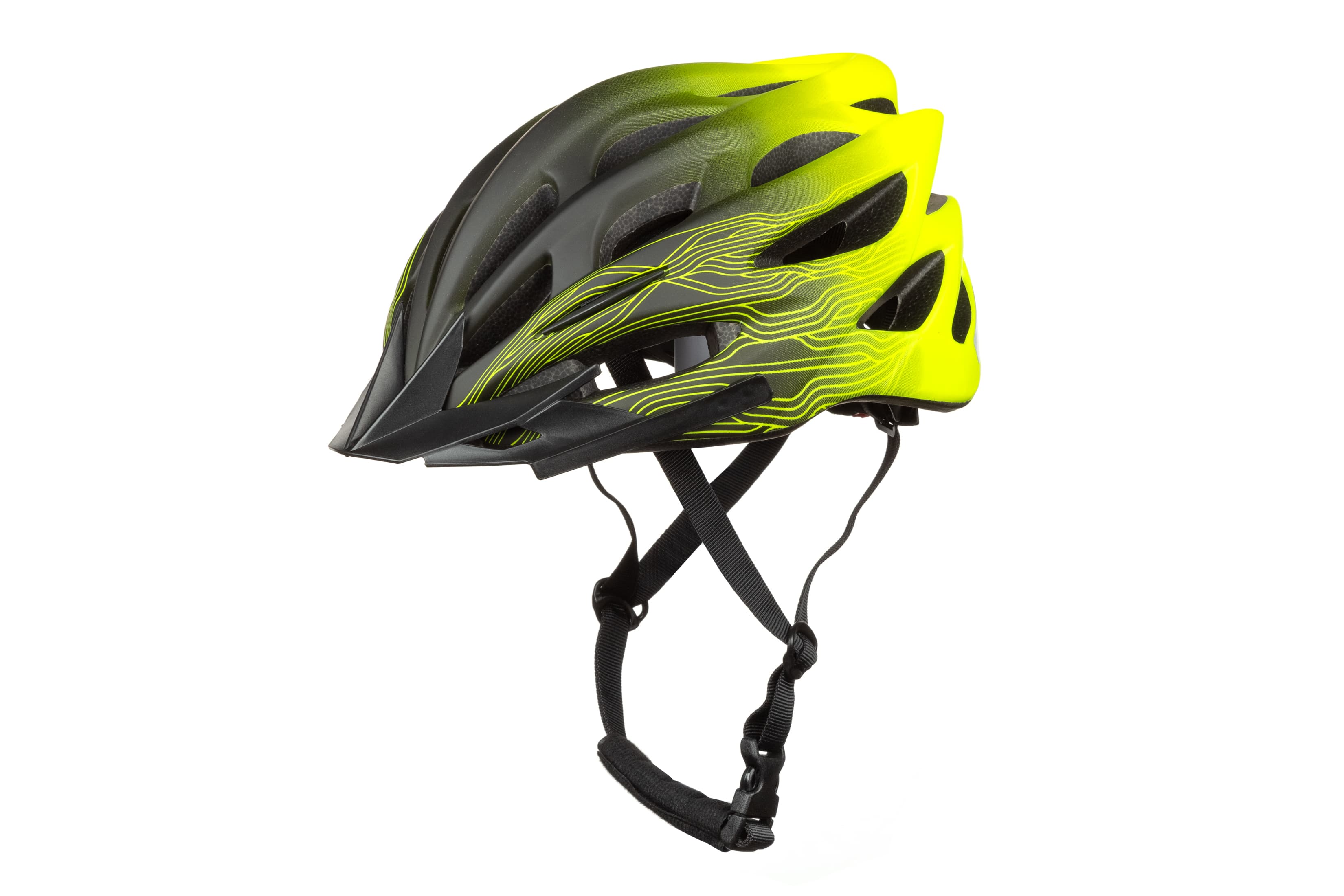 Шолом ONRIDE Mount матовий чорний-жовтий неон L (58-61 см) — мініатюра 4