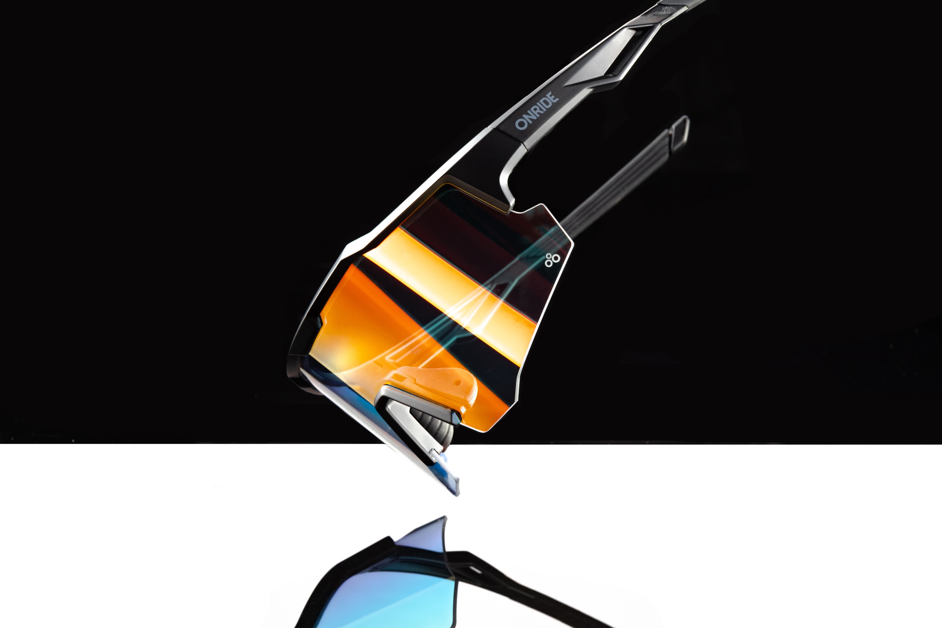 Окуляри ONRIDE CL Trend з лінзою Photochromic Revo Red кат 1-3 (78-16%), оправа TR90 чорна — мініатюра 2