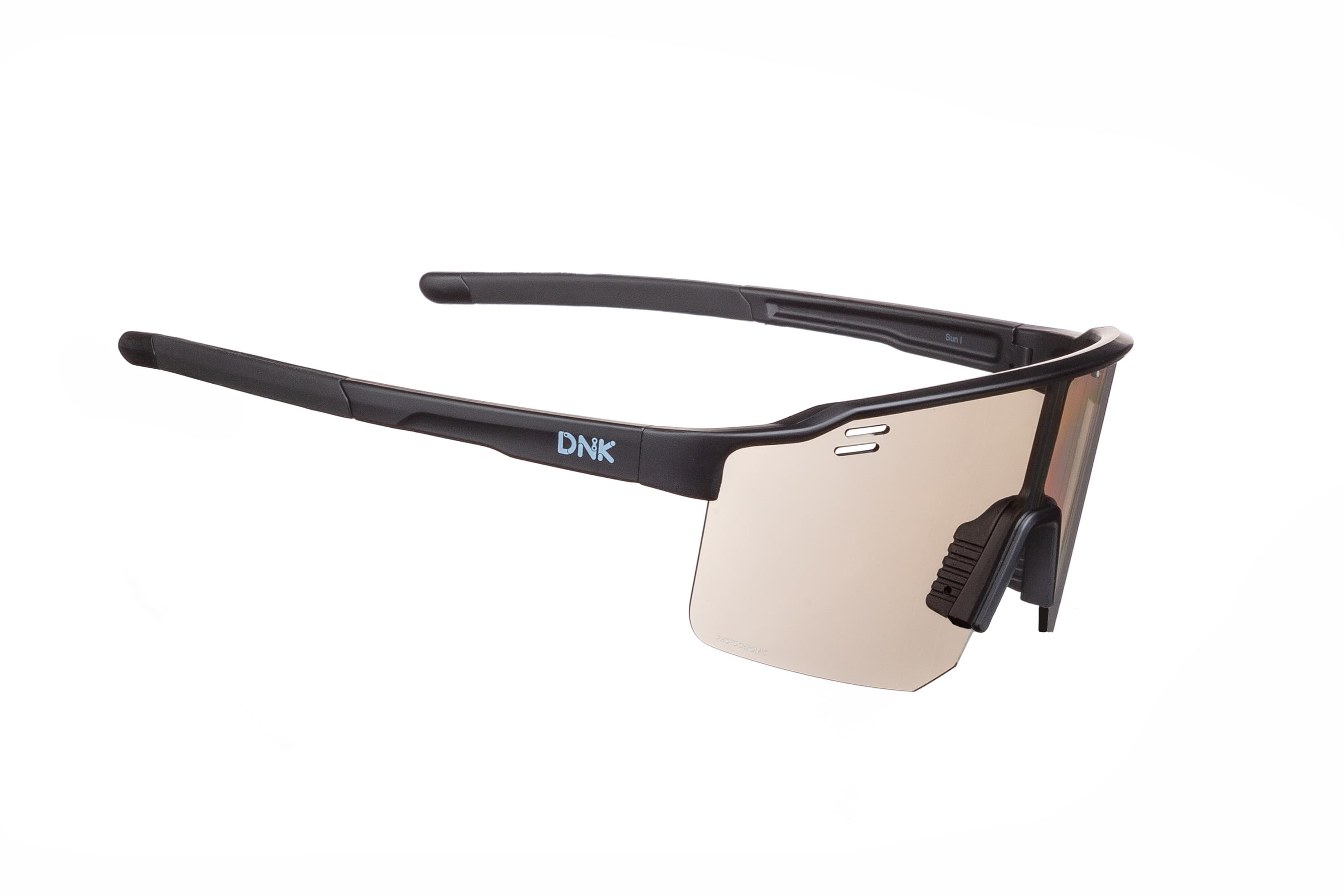 Окуляри DNK Sun I з лінзою Photochromic MIRROR кат 0-3 (84-18%), оправа TR90 чорна — фото 1