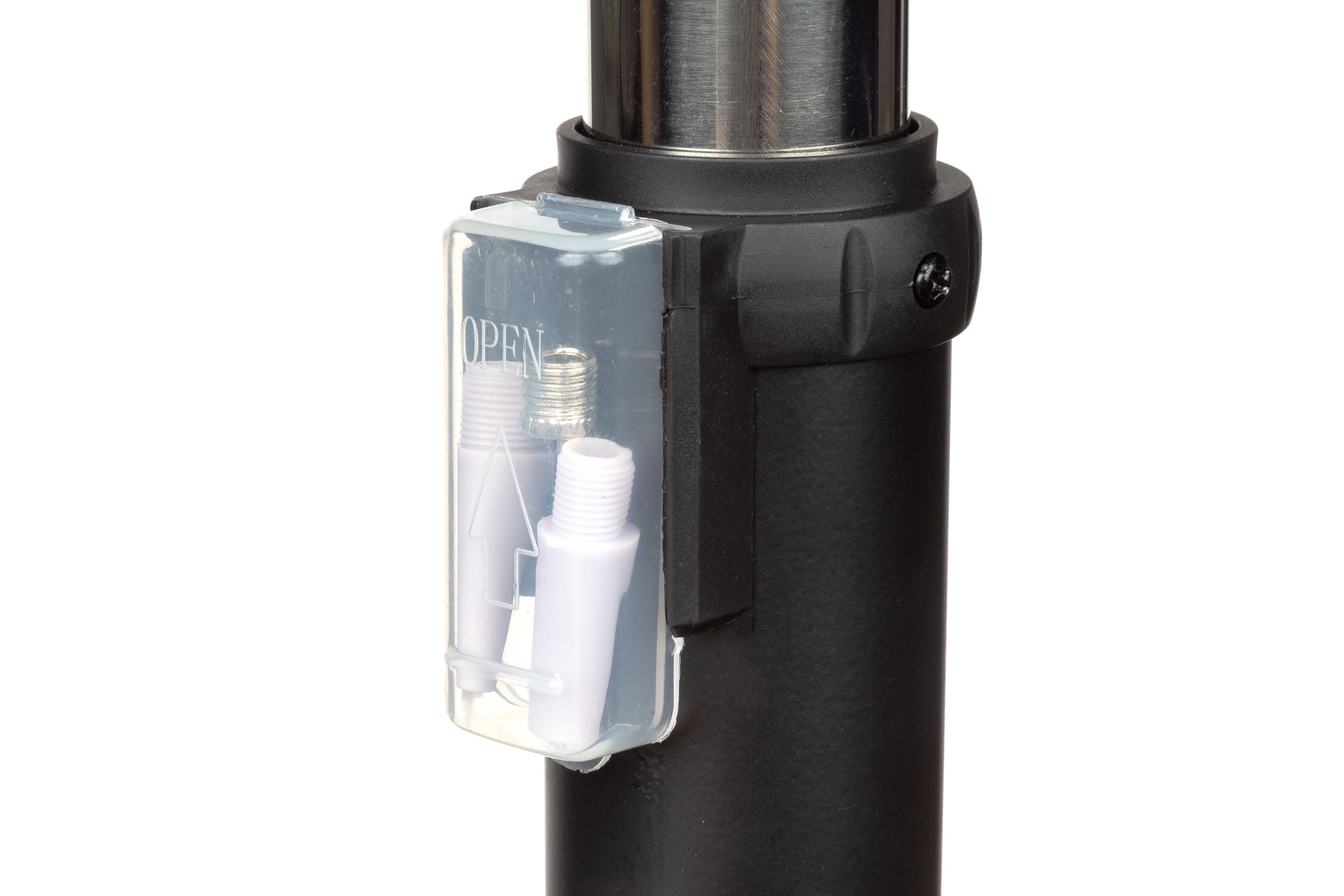 Насос підлоговий ONRIDE Magic 20 алюміній, макс. тиск 120 psi, голівка з двома отворами під FV/AV — мініатюра 3
