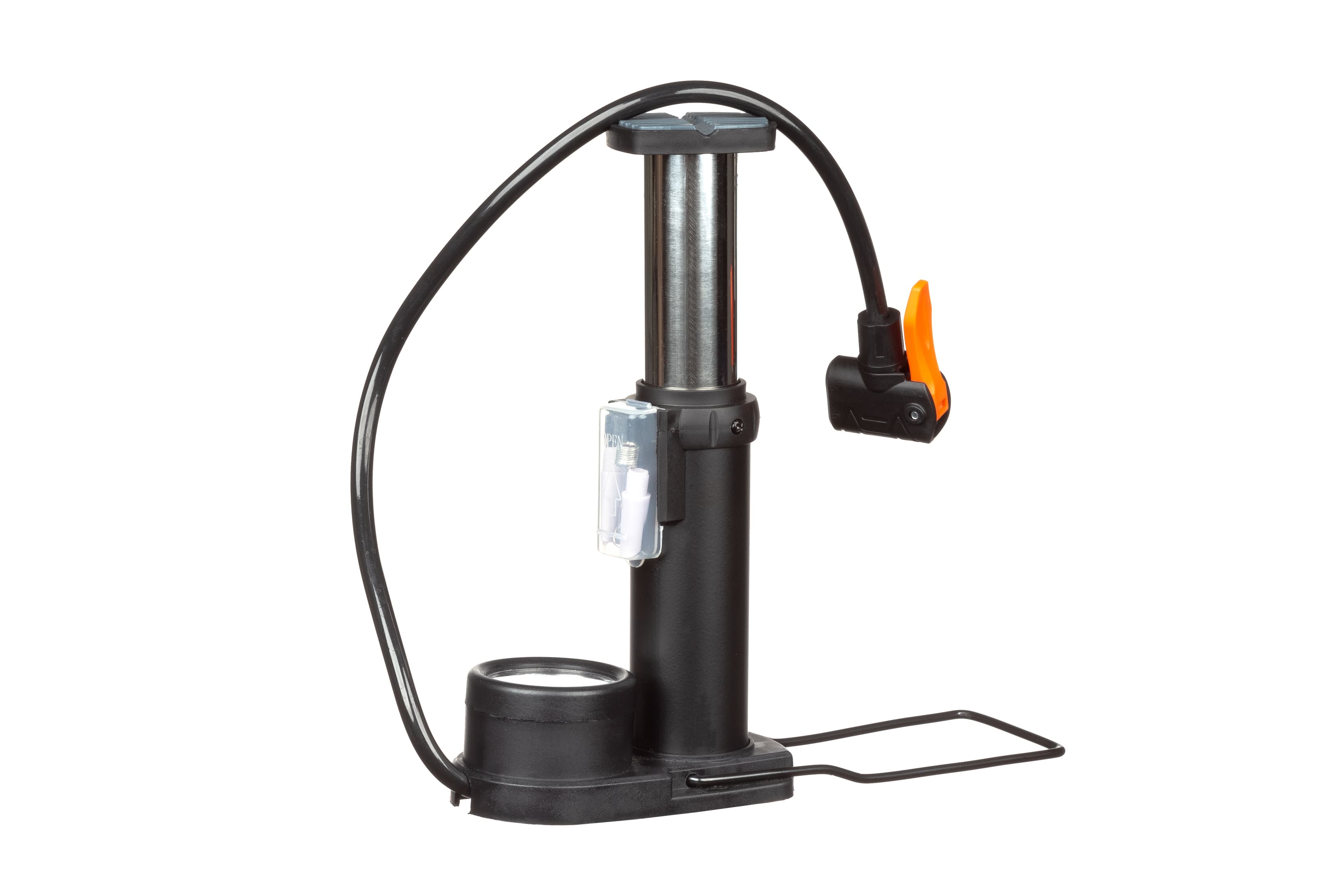 Насос підлоговий ONRIDE Magic 20 алюміній, макс. тиск 120 psi, голівка з двома отворами під FV/AV