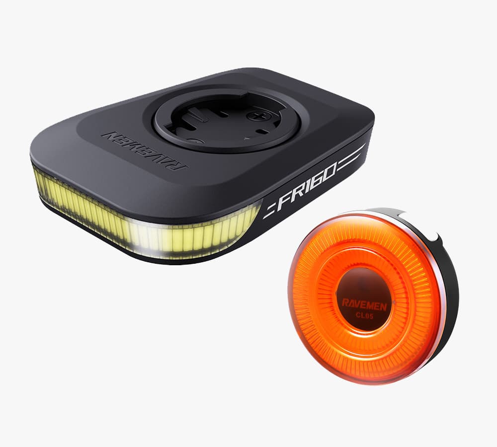 Комплект світла Ravemen LS03 : FR160 + CL05 (160 + 30 lm, 380 + 200 mAh) — фото 1