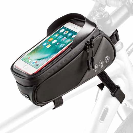 Сумка на раму під смартфон ONRIDE Visor 30, об'єм 1 л, водовідштовхуюча тканина, світловідбиваюча — фото 1