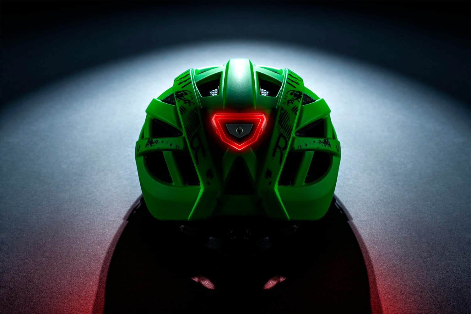 Блимавка для шолому R2 Lumen / Lumen Junior (на батарейках) — фото 1