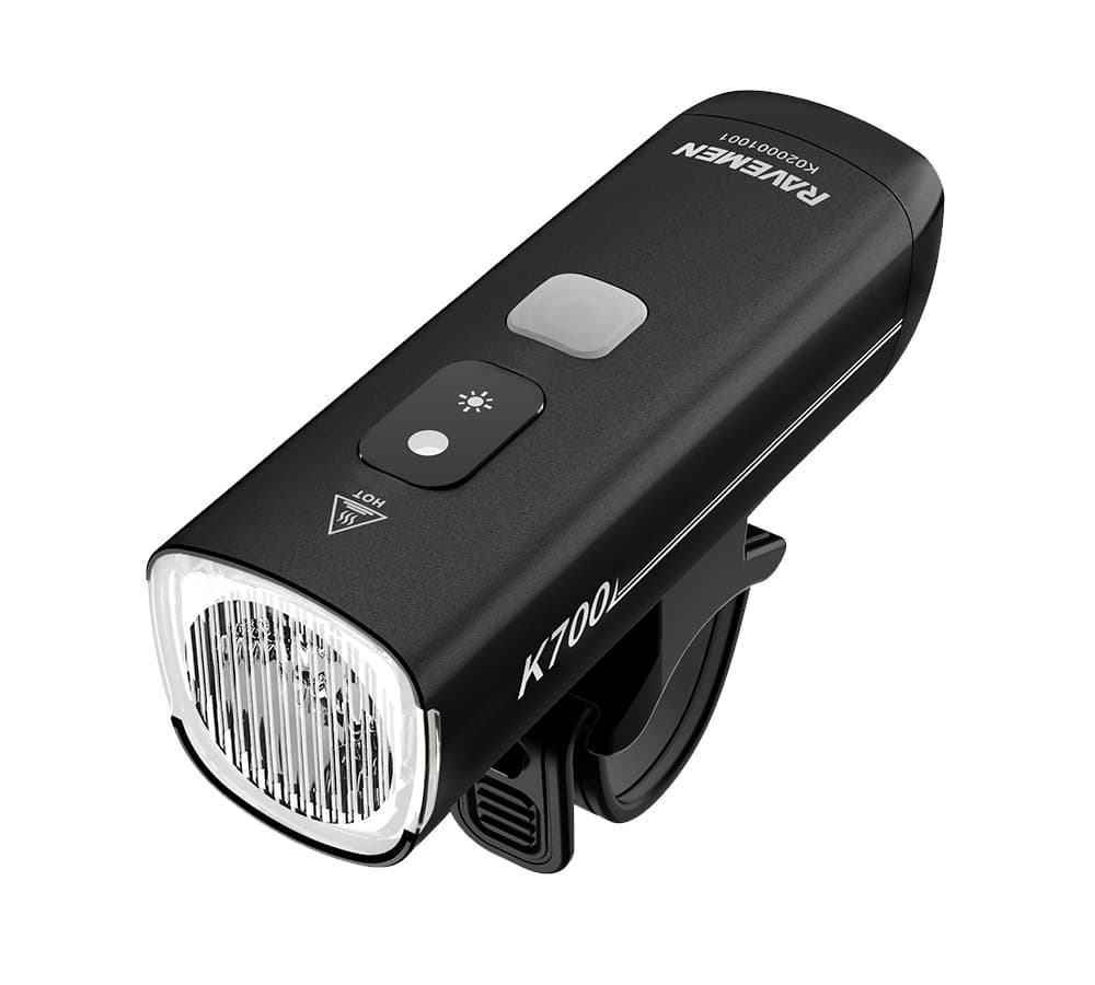 Велосипедна фара Ravemen K700 (700 lm, 2200 mAh) з датчиками освітленості — фото 1