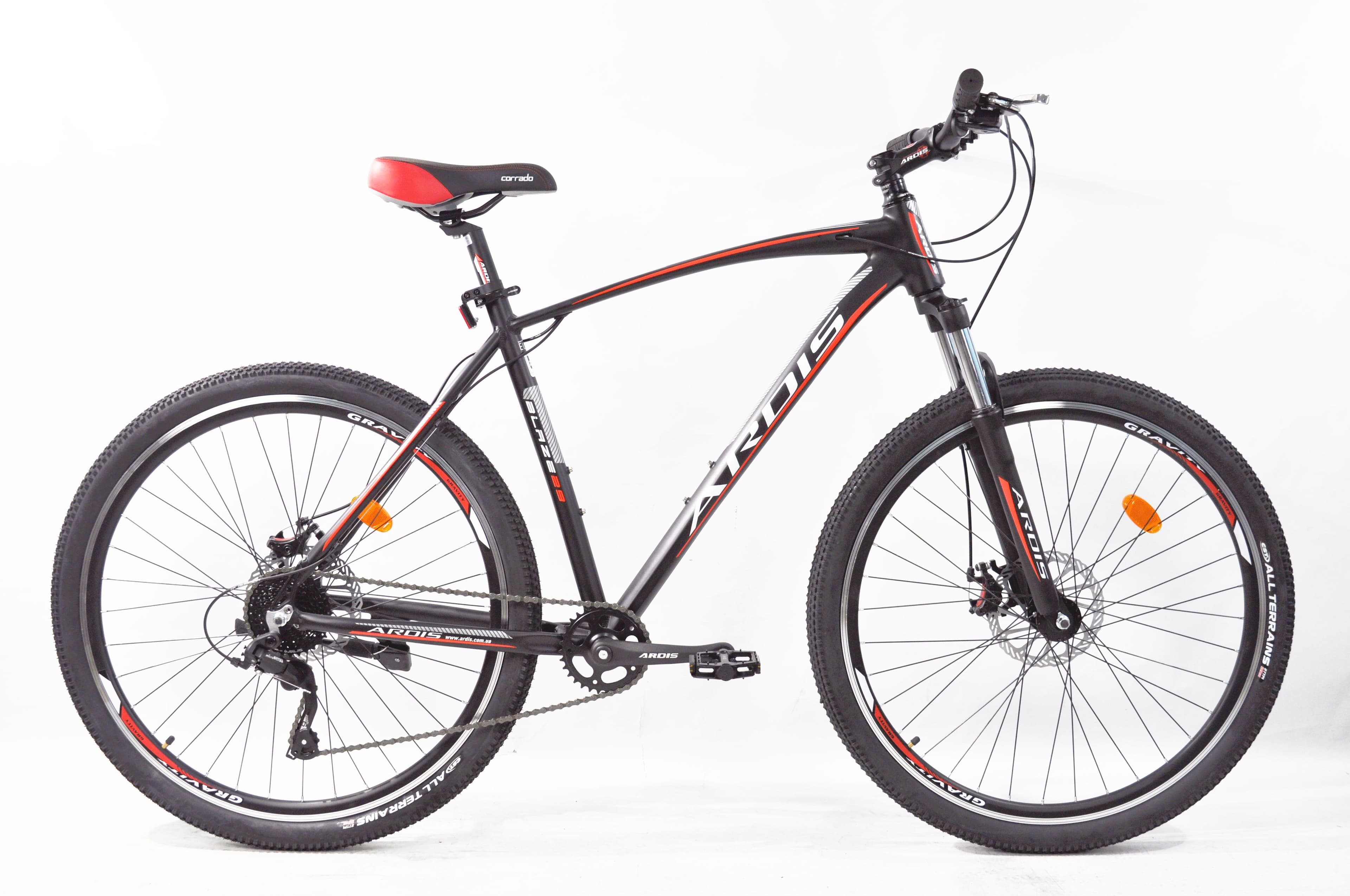 Ardis 29 MTB AL BLAZE 9 SPEED — Чорно-червоний — фото 1